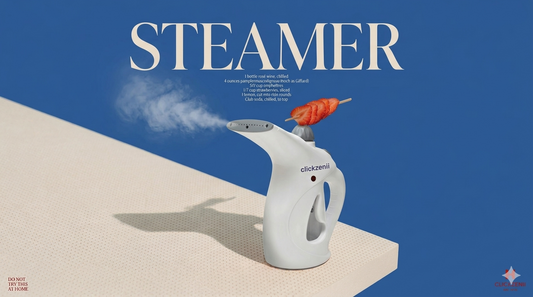 Portable Handheld Garment/Facial Vapor Steamer Iron Brush